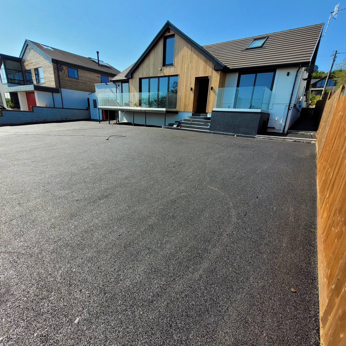 Tarmac at a domestic property in Pembrokeshire
