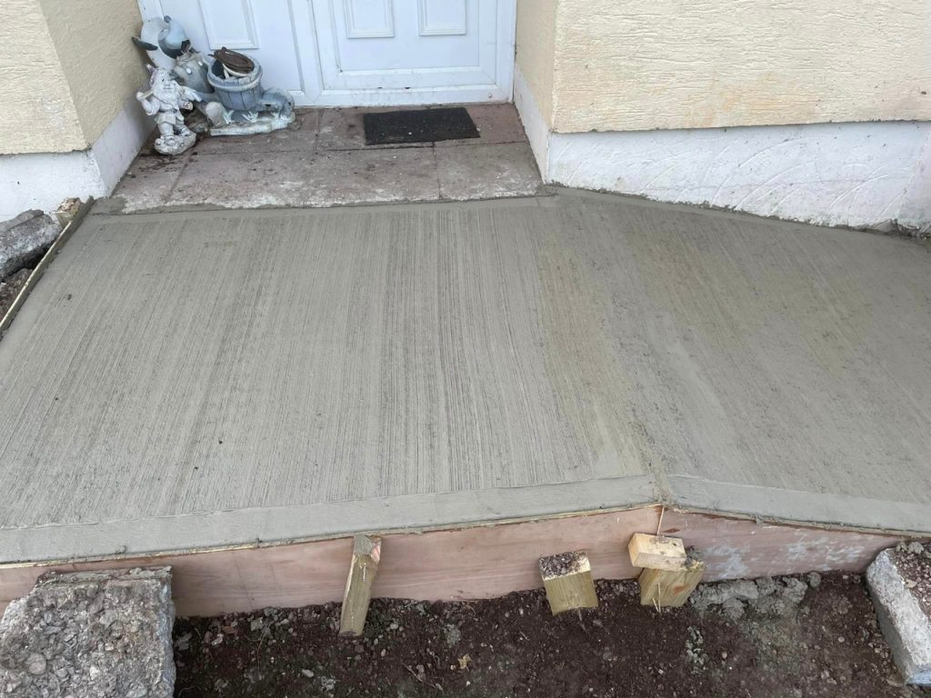 Disabled access ramp installation