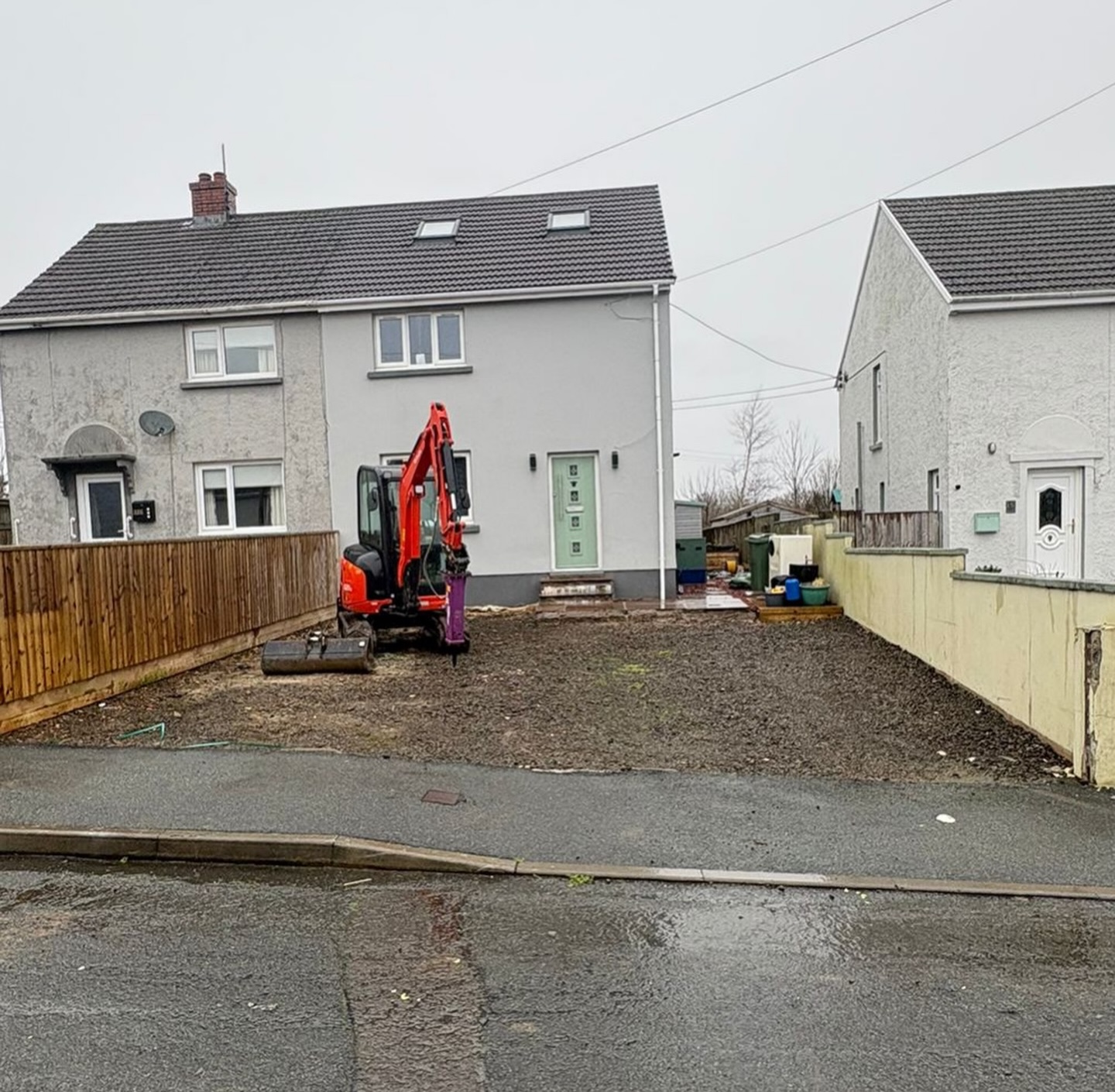 Grab hire project in Pembrokeshire